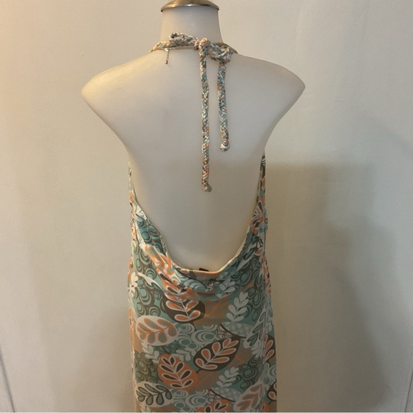 Tommy Bahama Floral Halter Dress Size L - Picture 7 of 10
